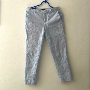 Banana Republic size 2 blue striped pants almost new